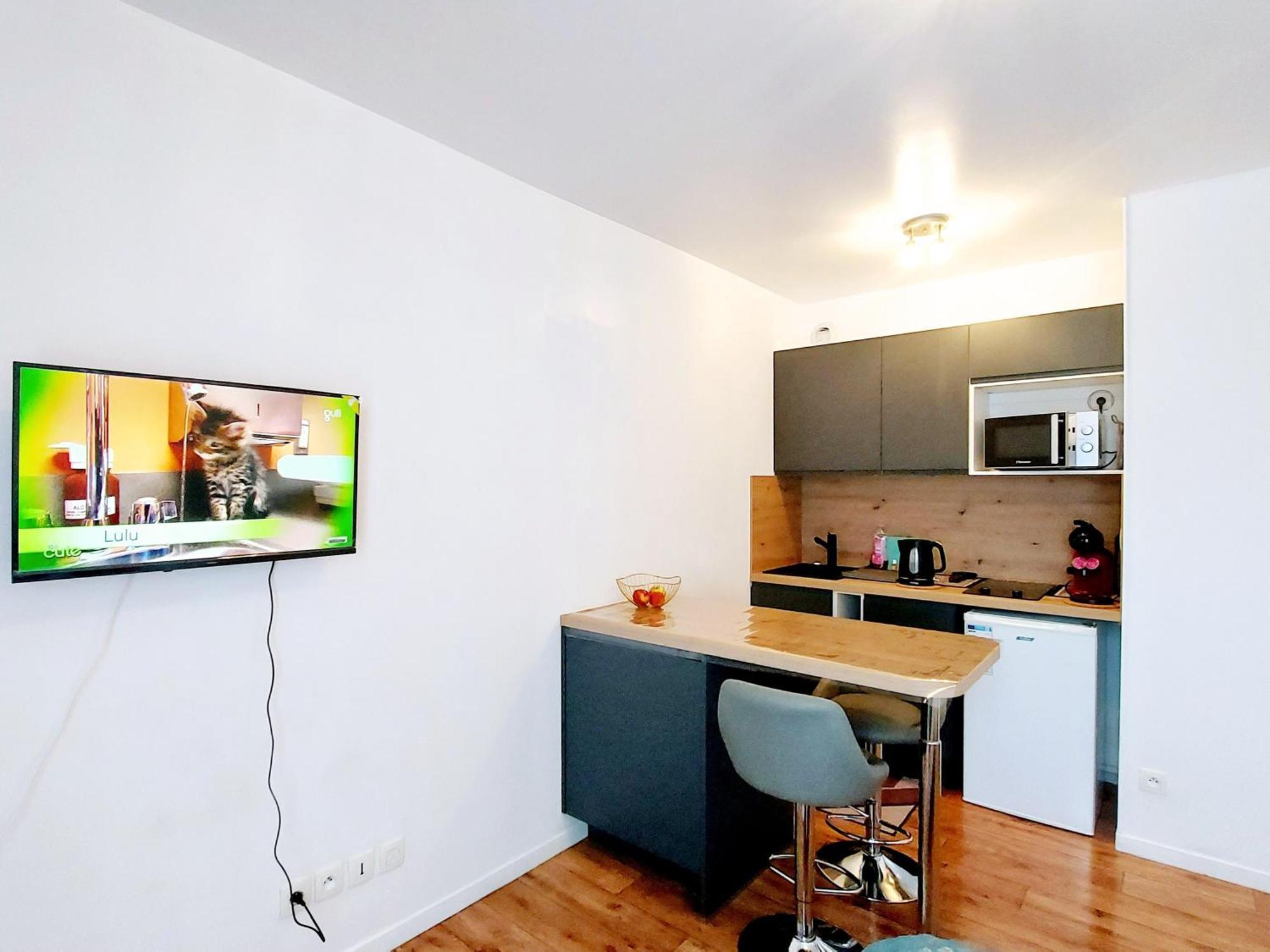 Studio Alpha - 2Min By Train To Disneyland Or 20Min Walk - 5Min Walk To "Val D'Europe" Station Montévrain Eksteriør bilde