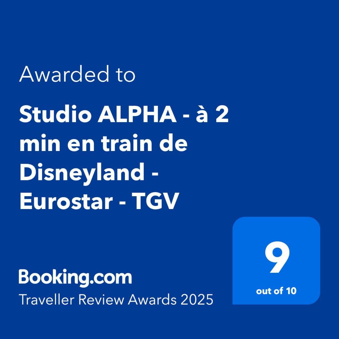 Studio Alpha - 2Min By Train To Disneyland Or 20Min Walk - 5Min Walk To "Val D'Europe" Station Montévrain Eksteriør bilde