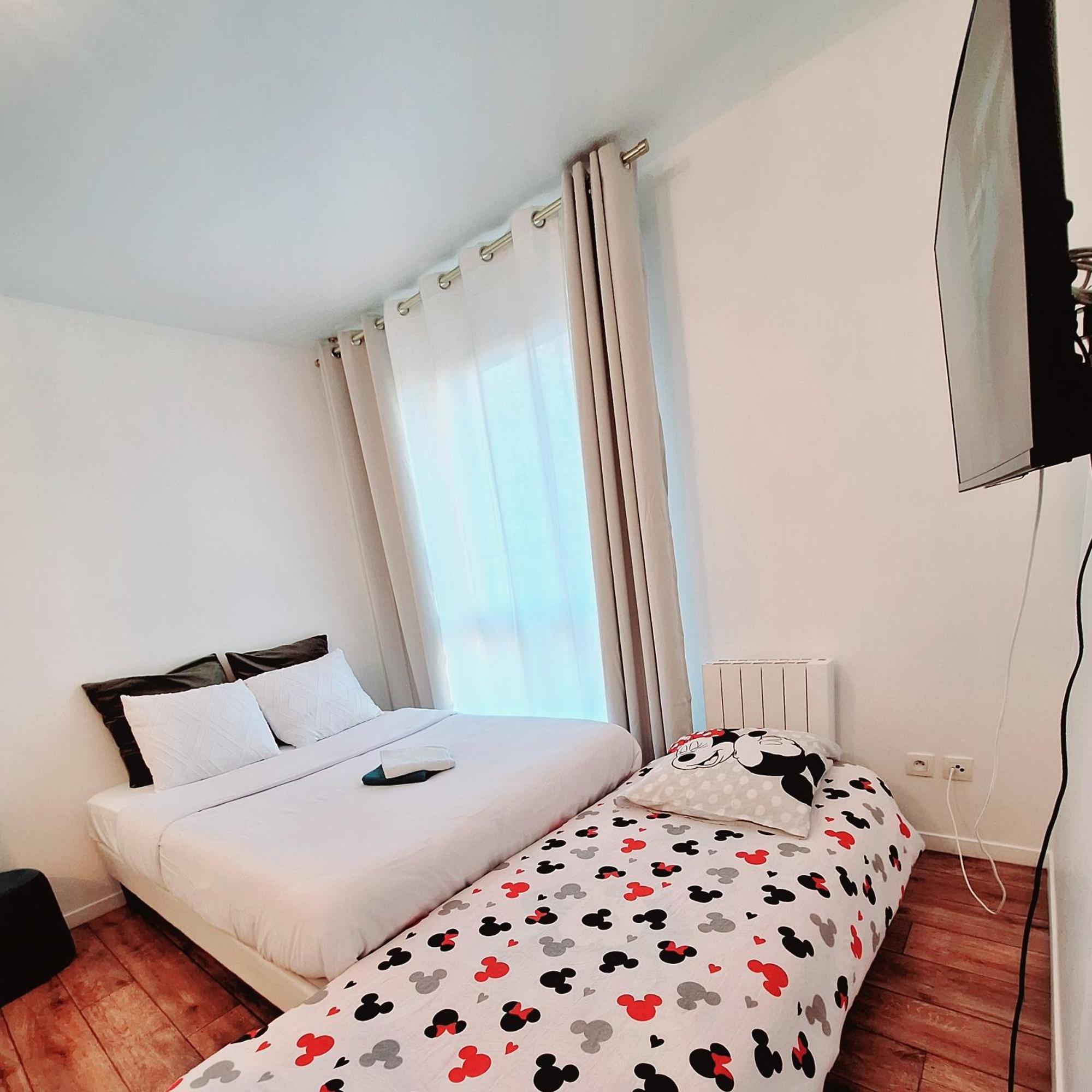 Studio Alpha - 2Min By Train To Disneyland Or 20Min Walk - 5Min Walk To "Val D'Europe" Station Montévrain Eksteriør bilde