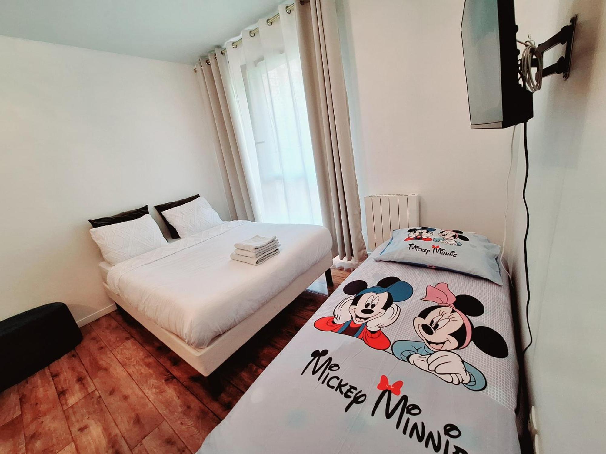 Studio Alpha - 2Min By Train To Disneyland Or 20Min Walk - 5Min Walk To "Val D'Europe" Station Montévrain Eksteriør bilde